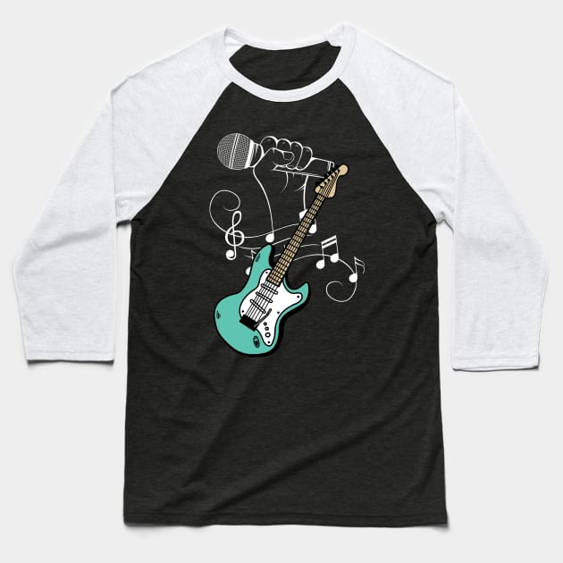 musicianmusical Baseball T-Shirt by sirazgar